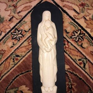 C. Warner Williams Bas Relief Sculpture Madonna & Child